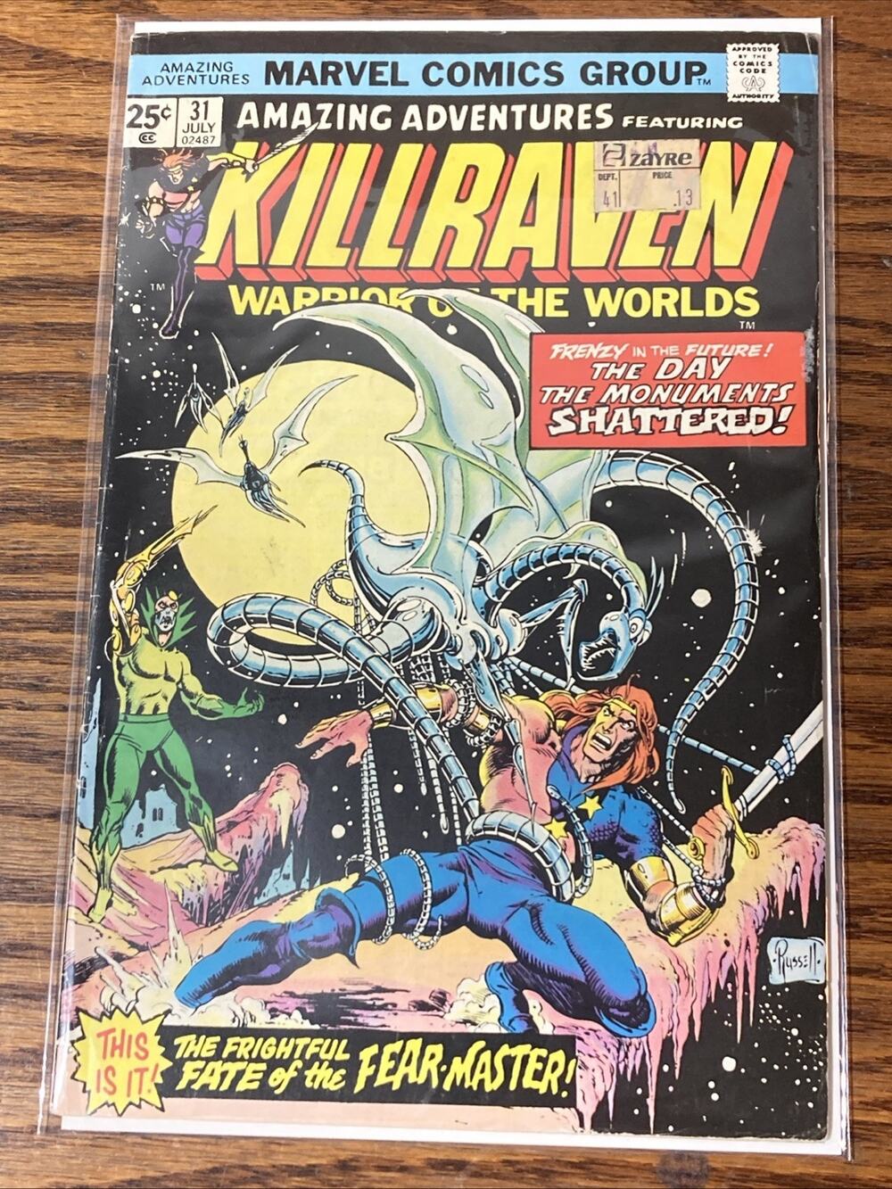 Amazing Adventures featuring Killraven Warrior of the Worlds #31 (Jul 1975,...